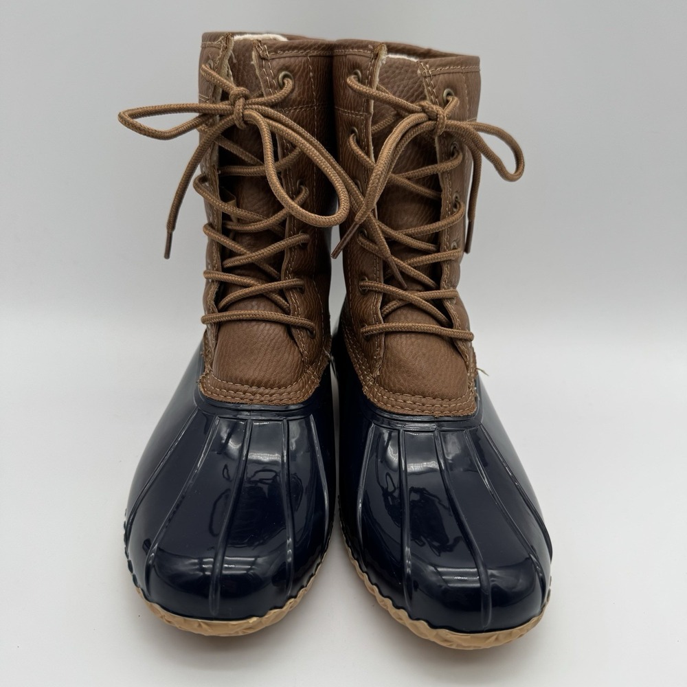 JBU BY JAMBU Womens 8M Navy Waterproof Maplewood Lace-Up Duck Boots B9MAW73 - Picture 12 of 15